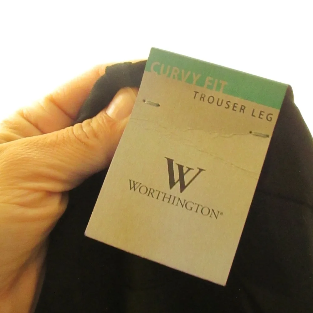 Worthington Black Wide Leg Pants - Picture 3 of 8